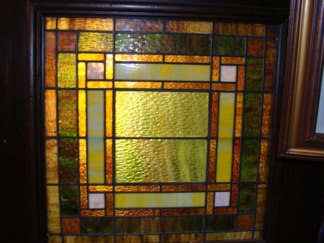100 year old Stained Glass door - SOLD
