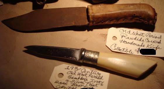 19th Century Ivory  Dirk Engraved Silver Knife