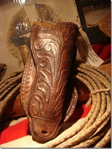 19th Century Hand Carved Leather Holster