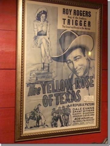 Movie Poster of Roy Rogers in "The Yellow Rose of Texas"