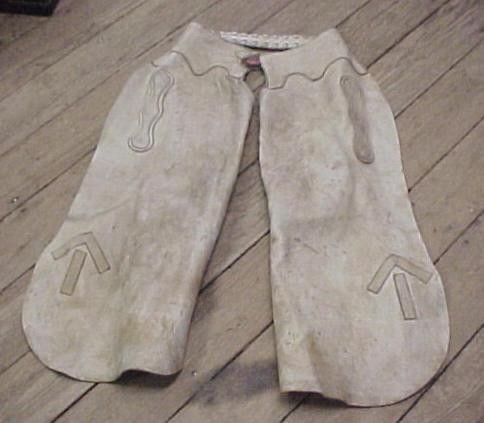 1930's Arrows Up Batwing Chaps  Elk Tanned