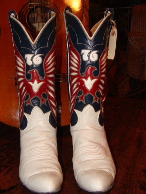 1976 Tony Lama Bicentennial Eagles Cowgirl Boots