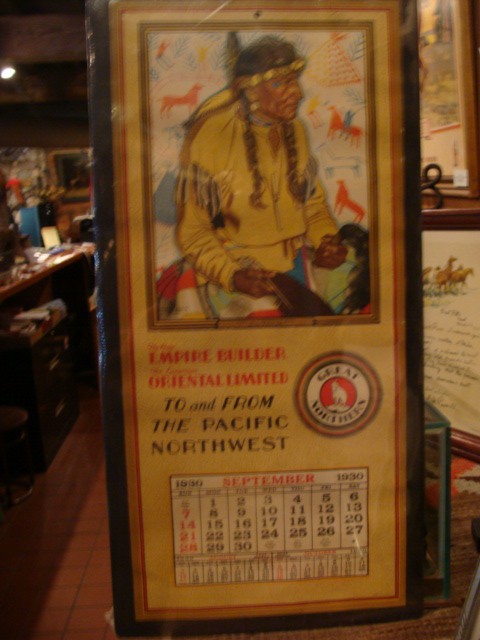 1930 Glacier National Park Calendar