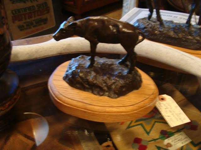 Bronze Baby Bison