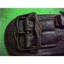 19th Century Genuine Leather Mexican Revolution Gun Belt