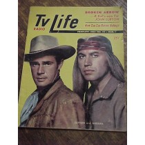 1957 Original TV/Radio Life Magazine "Broken Arrow"