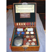 19th Century Gambler's Traveling Gambler's Box