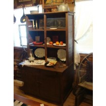 Genuine Montana General Store 19th Century Display Cupboard with Shelves