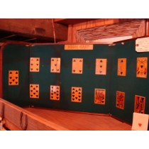 19th Century Genuine Old West Gambling Faro Board Ace of Spade High