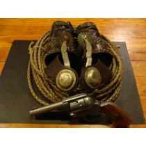 19th Century Silver engraved Spurs "Gals Legs"  with original leather straps  SOLD
