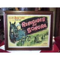 Original Poster of Allen Rocky Lane Renagades of Sonora